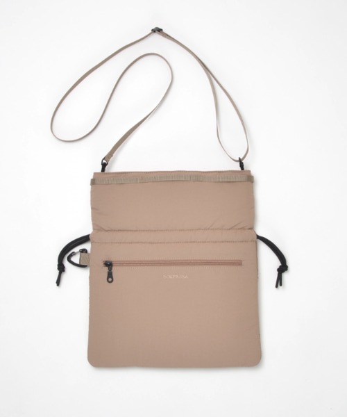 SOLPRESA(ソルプレーサ)の「●【洗濯機洗い可能】巾着ポーチショルダーバッグ(ショルダーバッグ・レディース・ホワイト/ブラック/チャコールグレー/グレイッシュベージュ/ピンク/ネイビー/カーキ・ONE SIZE)」の14枚目の写真