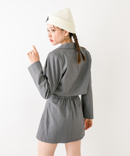 OLIVE des OLIVE（オリーブデオリーブ）の「【セットアップ対応】ベルト付きタイトミニスカート　1032010050（スカート・レディース・チャコールグレー/ブラック/ピンク・FREE）」の21枚目の写真