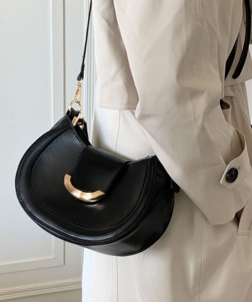 florist（フローリスト）の「【2WAY/3WAY】レトロレザーホーボーバッグ/ハンドバッグ/ショルダーバッグ（ハンドバッグ・レディース・オフホワイト/ワインレッド/ベージュ/ブラウン/ブラック・FREE）」の8枚目の写真