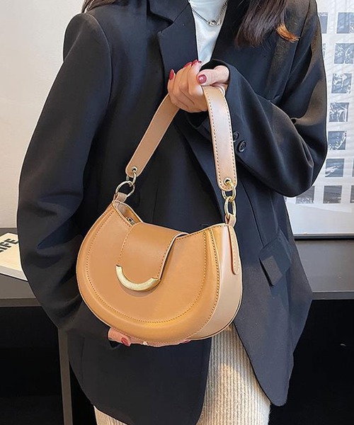 florist（フローリスト）の「【2WAY/3WAY】レトロレザーホーボーバッグ/ハンドバッグ/ショルダーバッグ（ハンドバッグ・レディース・オフホワイト/ワインレッド/ベージュ/ブラウン/ブラック・FREE）」の13枚目の写真