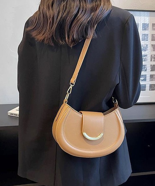 florist（フローリスト）の「【2WAY/3WAY】レトロレザーホーボーバッグ/ハンドバッグ/ショルダーバッグ（ハンドバッグ・レディース・オフホワイト/ワインレッド/ベージュ/ブラウン/ブラック・FREE）」の12枚目の写真