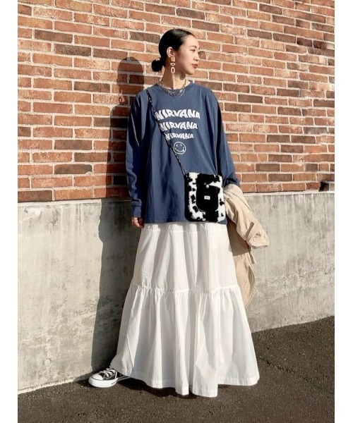 Lee(リー)の「【Lee】LEEボアミニポーチ(ショルダーバッグ・レディース・ブラック×ホワイト/ホワイト/ブラック・ONE SIZE)」の20枚目の写真