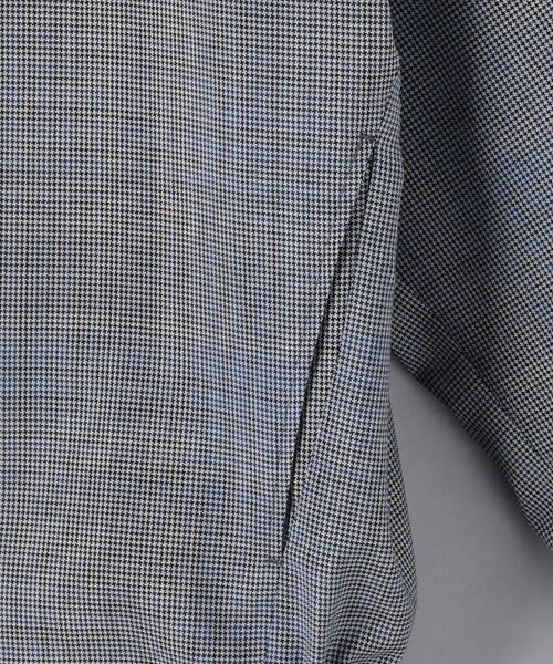 OVERCOAT(オーバーコート)の「<OVER COAT> ハウンドトゥース ブルゾン(ブルゾン・メンズ・ロイヤルブルー・2)」の6枚目の写真