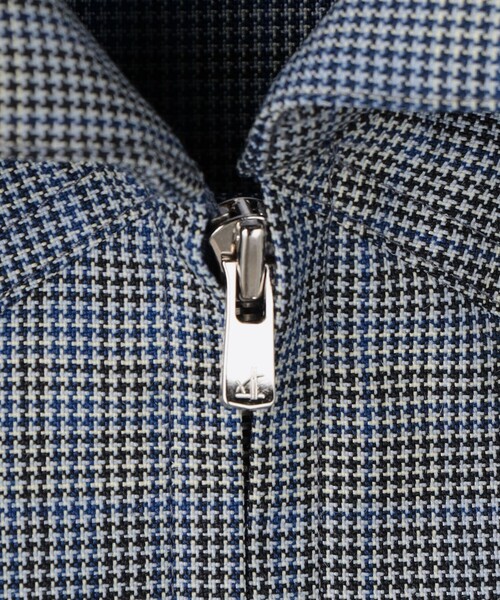 OVERCOAT(オーバーコート)の「<OVER COAT> ハウンドトゥース ブルゾン(ブルゾン・メンズ・ロイヤルブルー・2)」の7枚目の写真