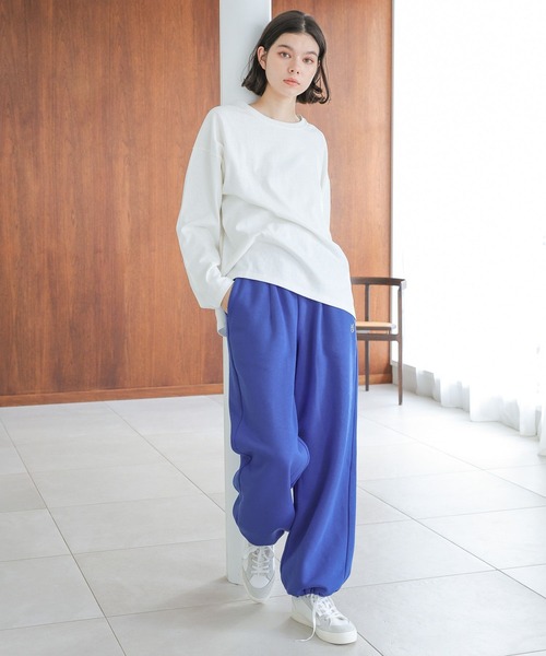 POLO BCS（ポロ ビーシーエス）の「【POLO BCS(ポロ・ビーシーエス)】コラボルーズスウェットパンツ（スウェットパンツ・レディース・ナチュラル/ブルー/ネイビー・MEDIUM/LARGE）」の7枚目の写真