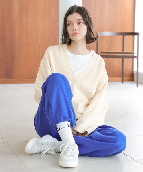 POLO BCS（ポロ ビーシーエス）の「【POLO BCS(ポロ・ビーシーエス)】コラボルーズスウェットパンツ（スウェットパンツ・レディース・ナチュラル/ブルー/ネイビー・MEDIUM/LARGE）」の8枚目の写真