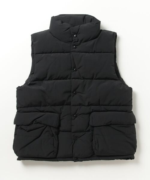 【セール】【SELECT】IR:N/C RIPSTOP HOOD ECO DOWN JACKET:ナイロン/コットン リップストップ エコダウン ベスト（ダウンベスト）｜Magine（マージン）