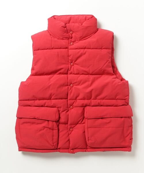 【セール】【SELECT】IR:N/C RIPSTOP HOOD ECO DOWN JACKET:ナイロン/コットン リップストップ エコダウン ベスト（ダウンベスト）｜Magine（マージン）