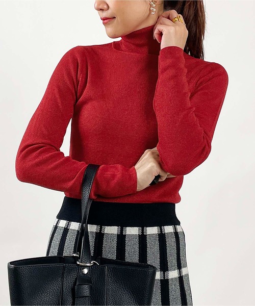 ラメタートル無地ニット（ニット/セーター）｜PICCIN（ピッチン）