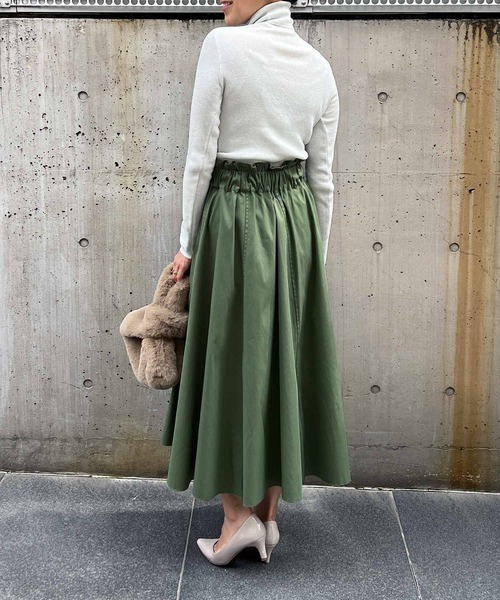 PICCIN(ピッチン)の「ラメタートル無地ニット(ニット/セーター・レディース・オフホワイト/ブラック/ベージュ/グリーン/イエロー/レッド・M)」の12枚目の写真