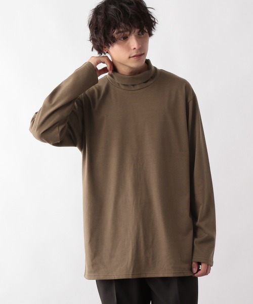 RAGEBLUE（レイジブルー）の「天竺/レイヤードタートルネック（Tシャツ/カットソー・メンズ・ダークブラウン/ブラック/ホワイト・LARGE/MEDIUM）」の3枚目の写真