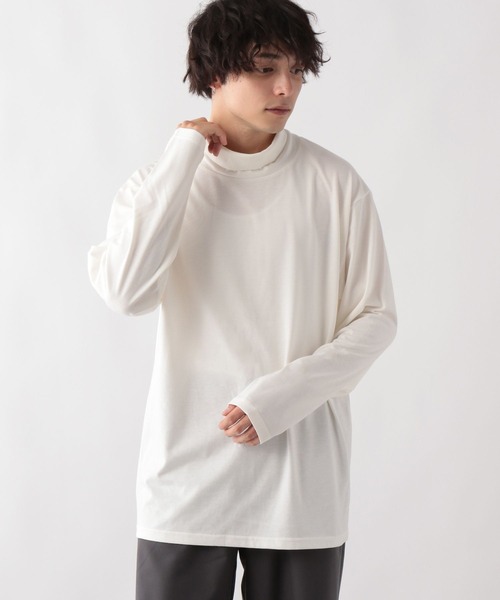 RAGEBLUE（レイジブルー）の「天竺/レイヤードタートルネック（Tシャツ/カットソー・メンズ・ダークブラウン/ブラック/ホワイト・LARGE/MEDIUM）」の7枚目の写真