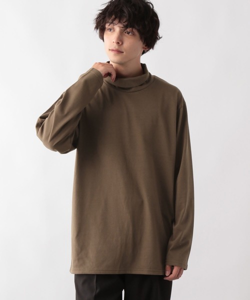 RAGEBLUE（レイジブルー）の「天竺/レイヤードタートルネック（Tシャツ/カットソー・メンズ・ダークブラウン/ブラック/ホワイト・LARGE/MEDIUM）」の9枚目の写真