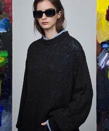 オーバーサイズロービングチャンキープルオーバーニット【ENDER PRODUCTS/エンダープロダクツ】