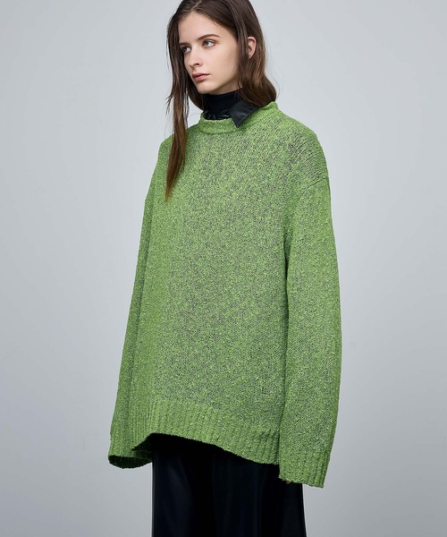 ENDER PRODUCTS（エンダープロダクツ）の「オーバーサイズロービングチャンキープルオーバーニット【ENDER PRODUCTS/エンダープロダクツ】（ニット/セーター・メンズ・アイボリー/グリーン/ブルー/ブラック・L/M）」の18枚目の写真