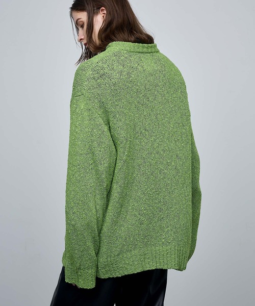 ENDER PRODUCTS（エンダープロダクツ）の「オーバーサイズロービングチャンキープルオーバーニット【ENDER PRODUCTS/エンダープロダクツ】（ニット/セーター・メンズ・アイボリー/グリーン/ブルー/ブラック・L/M）」の20枚目の写真