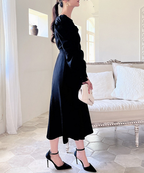 セール】フロントチェーンマーメイドワンピース（ワンピース）｜MIIA