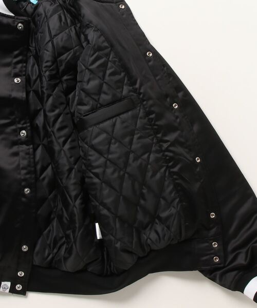 ICECREAM（アイスクリーム）の「SATIN VARSITY JACKET（ブルゾン・メンズ・グレー/ブラック/ブルー・X-LARGE/LARGE/MEDIUM/SMALL）」の14枚目の写真