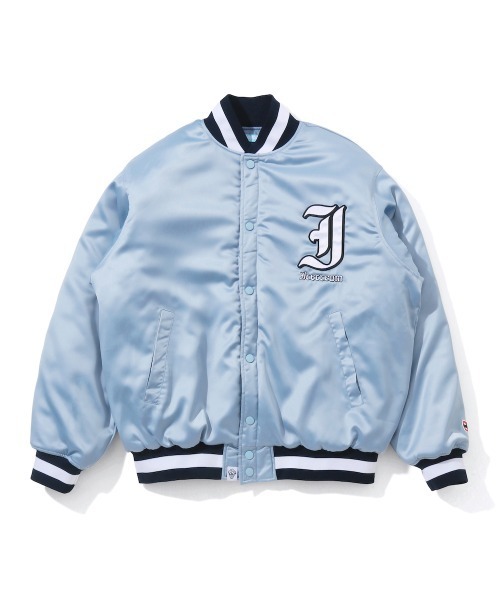ICECREAM（アイスクリーム）の「SATIN VARSITY JACKET（ブルゾン・メンズ・グレー/ブラック/ブルー・X-LARGE/LARGE/MEDIUM/SMALL）」の3枚目の写真