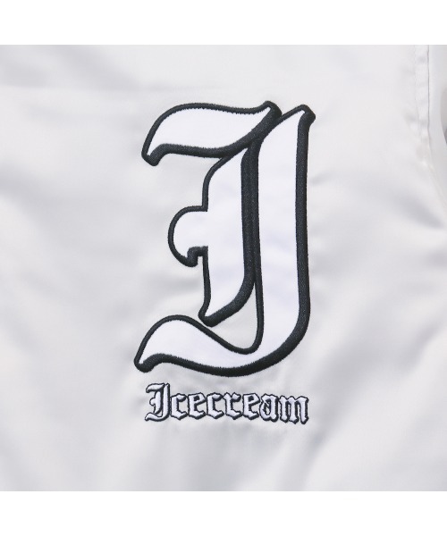 ICECREAM（アイスクリーム）の「SATIN VARSITY JACKET（ブルゾン・メンズ・グレー/ブラック/ブルー・X-LARGE/LARGE/MEDIUM/SMALL）」の8枚目の写真