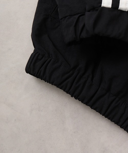 STARTER BLACK LABEL（スターターブラックレーベル）の「STARTER BLACK LABEL ナイロンワッシャー 袖ライン ラグラン 裏メッシュトラックジャケット（ナイロンジャケット・メンズ・ブラック・M/L/XL）」の17枚目の写真