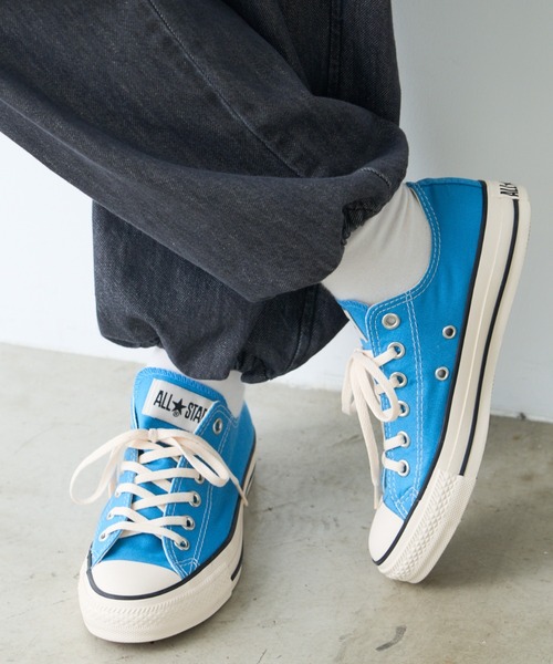 CONVERSE（コンバース）の「【CONVERS】ALL STAR BURNTCOLORS OX（スニーカー・レディース・ピンク/ブルー/ブラック・23.5cm/24.5cm）」の3枚目の写真