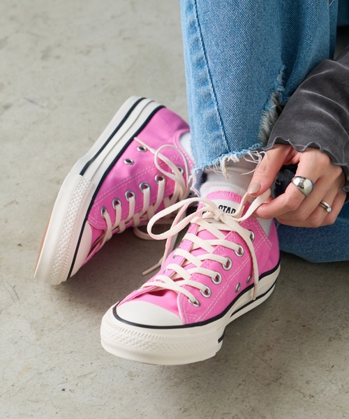 CONVERSE（コンバース）の「【CONVERS】ALL STAR BURNTCOLORS OX（スニーカー・レディース・ピンク/ブルー/ブラック・23.5cm/24.5cm）」の5枚目の写真