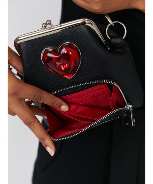 PAMEO POSE（パメオポーズ）の「My Maid Charming Heart Black（ショルダーバッグ・レディース・ブラック・FREE）」の6枚目の写真