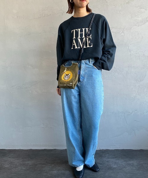 Ball&Chain（ボールアンドチェーン）の「[BALL&CHAIN/ボールアンドチェーン] D.CAT 刺繍デザインナイロンバッグ スモールサイズ（ショルダーバッグ・レディース・カーキ・S）」の2枚目の写真