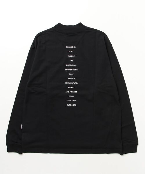 COLEMAN(コールマン)の「【 Coleman / コールマン 】ヘビーウエイト モックネック ロングスリーブ Tシャツ ロンT CM6728 KTF(Tシャツ/カットソー・メンズ・ホワイト/ブラック・M/L/S/XL)」の3枚目の写真