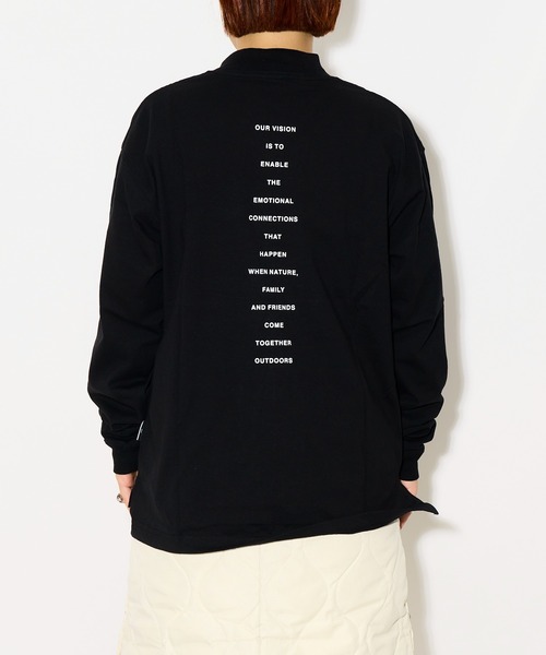 COLEMAN(コールマン)の「【 Coleman / コールマン 】ヘビーウエイト モックネック ロングスリーブ Tシャツ ロンT CM6728 KTF(Tシャツ/カットソー・メンズ・ホワイト/ブラック・M/L/S/XL)」の7枚目の写真