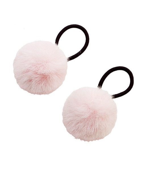 Catherine Cottage（キャサリンコテージ）の「ポンポンファーヘアゴム