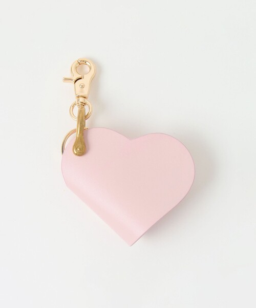 HASHIBAMI（ハシバミ）の「＜Hashibami＞ハート キーリング（キーケース/キーアクセサリー・レディース・ブラック/ピンク/イエロー/ターコイズブルー/オレンジ/ダークブラウン/ライトピンク・FREE）」の6枚目の写真
