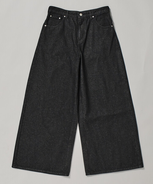FREAK'S STORE（フリークスストア）の「限定展開 ワイドフレアシルエット デニムパンツ（デニムパンツ・メンズ・インディゴブルー/ライトインディゴブルー/グレー/ブラック/チャコールグレー/ベージュ/ブラウン・SMALL/MEDIUM/LARGE）」の18枚目の写真