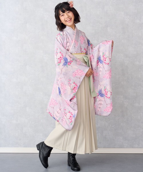 セール】【ZOZO限定】小学校卒業式 簡単着付け 袴セット