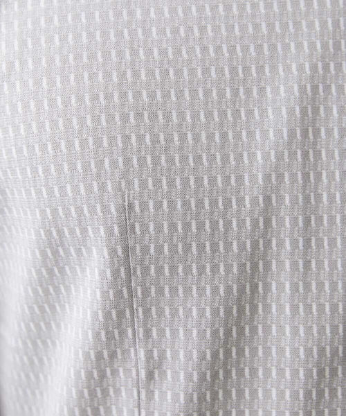 MICHEL KLEIN HOMME (ミッシェルクランオム)の「《日本製》立体柄ストレッチラッセルシャツ(シャツ/ブラウス・メンズ・ネイビー/グレー/ホワイト・MEDIUM/LARGE/X-LARGE)」の20枚目の写真