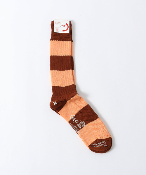 CORGI（コーギ）の「【CORGI / コーギー】マーセライズソックスNVY（ソックス/靴下・メンズ・ネイビー/ブラウン/チャコールグレー/ブラウン系その他・FREE）」の3枚目の写真