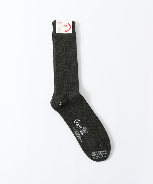 CORGI（コーギ）の「【CORGI / コーギー】マーセライズソックスNVY（ソックス/靴下・メンズ・ネイビー/ブラウン/チャコールグレー/ブラウン系その他・FREE）」の2枚目の写真