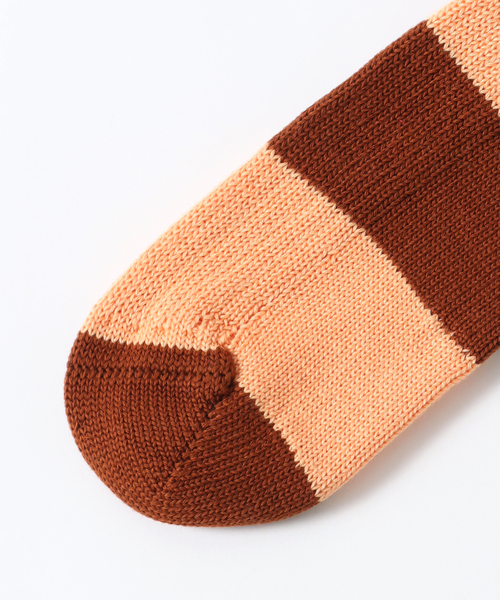 CORGI（コーギ）の「【CORGI / コーギー】マーセライズソックスNVY（ソックス/靴下・メンズ・ネイビー/ブラウン/チャコールグレー/ブラウン系その他・FREE）」の7枚目の写真