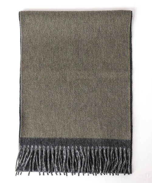 Begg & Co（ベグアンドコー）の「【BEGG&CO/ベグアンドコー】別注ウールアンゴラパネルマフラー30（マフラー・メンズ・ブラウン系その他/ブルー系その他/グリーン系その他/パープル系その他/ダークブラウン/ベージュ系その他・FREE）」の15枚目の写真