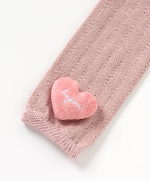 apres les cours(アプレレクール)の「天使&ハートモチーフレッグウォーマー(レッグウォーマー・キッズ・アイボリー/ブルー/ピンク/グレー・90)」の12枚目の写真