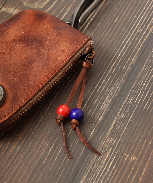 1004ST（イチマルマルヨンエスティ―）の「牛革 財布 キーケース（コインケース・メンズ・ブラック/ブラウン・F）」の10枚目の写真