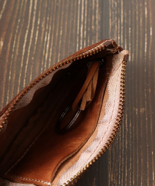 1004ST（イチマルマルヨンエスティ―）の「牛革 財布 キーケース（コインケース・メンズ・ブラック/ブラウン・F）」の8枚目の写真