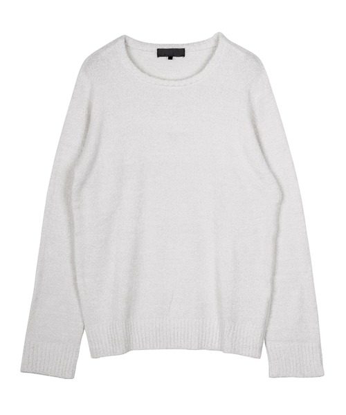 jiggys shop(ジギーズショップ)の「モールニットクルーネックセーター(ニット/セーター・メンズ・ブラックミックス/ブラック/ホワイト・LARGE/MEDIUM)」の4枚目の写真