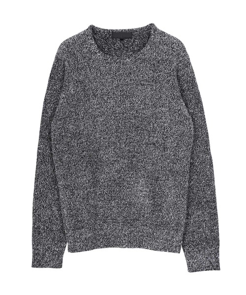 jiggys shop(ジギーズショップ)の「モールニットクルーネックセーター(ニット/セーター・メンズ・ブラックミックス/ブラック/ホワイト・LARGE/MEDIUM)」の8枚目の写真