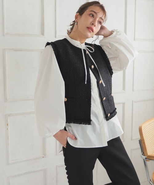 ツイードベスト（ベスト）｜DONOBAN（ドノバン）のファッション通販