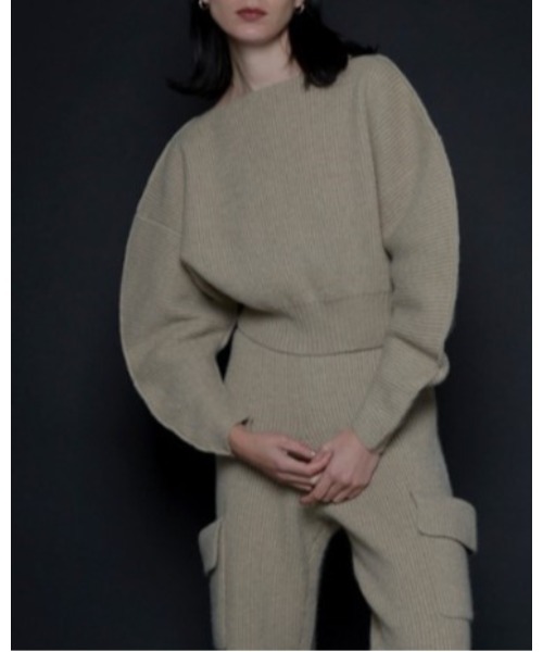 【セール】Crescent moon knit（ニット/セーター）｜AMAIL（アマイル）