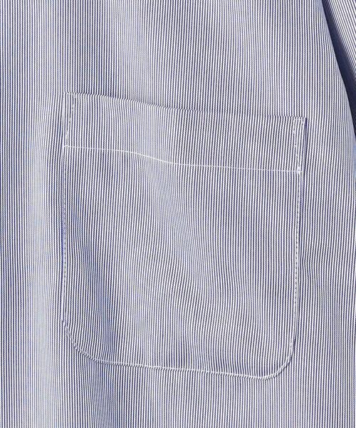 green label relaxing（グリーンレーベルリラクシング）の「コットン ナローストライプ スリム ショートワイド ドレスシャツ -イージーアイロン-（シャツ/ブラウス・メンズ・イエロー/ネイビー/ライラック・42cm/39cm/43cm/40cm/41cm/37cm/38cm）」の16枚目の写真