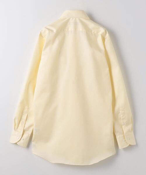 green label relaxing（グリーンレーベルリラクシング）の「コットン ナローストライプ スリム ショートワイド ドレスシャツ -イージーアイロン-（シャツ/ブラウス・メンズ・イエロー/ネイビー/ライラック・42cm/39cm/43cm/40cm/41cm/37cm/38cm）」の22枚目の写真