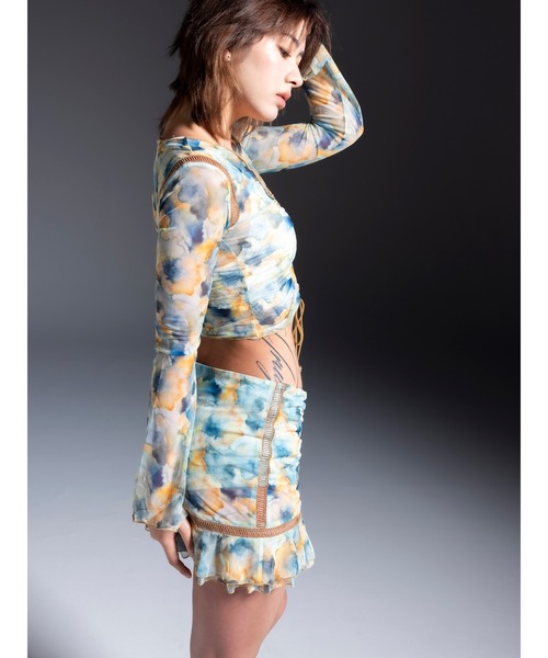 DURAS（デュラス）の「Orignal pattern skirt（スカート・レディース・ピンク/ブルー・S/M）」の8枚目の写真